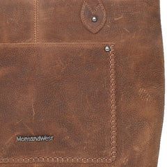 MWRG-039  Montana West Genuine Leather Concealed Carry Wide Tote
