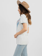Women's Mineral Wash “Serape” Graphic Short Sleeve Tee DL-T016