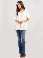 American Bling Women Crepe Fabric Blouse AB-T1032