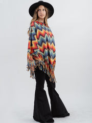 PCH-1705 Montana West Serape Collection Poncho