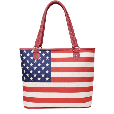 MW1118-8112 Montana West American Pride Concealed Handgun Collection Canvas Tote