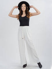 American Bling Women Lace Tie Waist Trousers AB-P1048