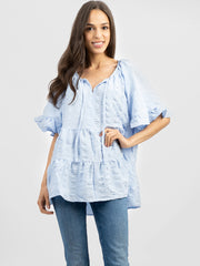 American Bling Women Crepe Fabric Blouse AB-T1032