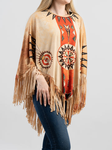 PCH-1676 Montana West Aztec Collection Poncho