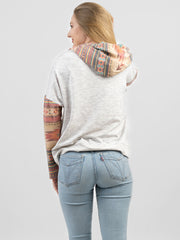American Bling Women Aztec Graphic Hoodie AB-H1002