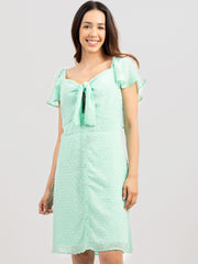 American Bling Women Dobby Dress With Knot AB-D1016（Prepack 6 Pcs）
