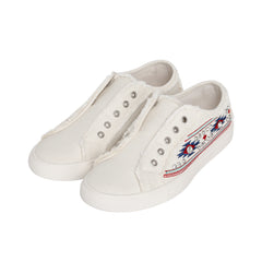 900-S023  Montana West Aztec Embroidered Canvas Shoes - By Case (12 Pairs/Case)