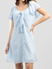 American Bling Women Dobby Dress With Knot AB-D1016（Prepack 6 Pcs）