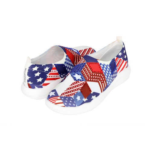 600-S001 Montana West American Pride Slip On Sneaker - By Pair