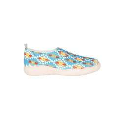 600-S007 Montana West Rhinestone Aztec Slip On Sneaker  -  By Pair