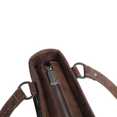 TR137G-8260 Trinity Ranch Hair On Cowhide Collection Concealed Carry Tote