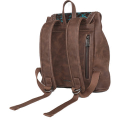 TR137-9110 Trinity Ranch Hair On Cowhide Collection Backpack
