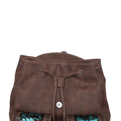 TR137-9110 Trinity Ranch Hair On Cowhide Collection Backpack