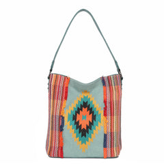 MW1069G-918 Montana West Aztec Tapestry Bohemian Shoulder Concealed Carry Bag