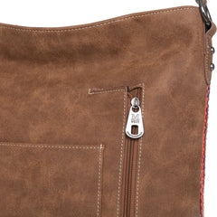 MW1069G-918 Montana West Aztec Tapestry Bohemian Shoulder Concealed Carry Bag