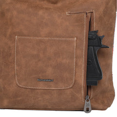 MW1069G-918 Montana West Aztec Tapestry Bohemian Shoulder Concealed Carry Bag