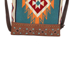 MW1097G-9360 Montana West Aztec Tapestry Concealed Carry Crossbody Bag