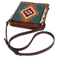 MW1097G-9360 Montana West Aztec Tapestry Concealed Carry Crossbody Bag
