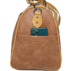 MW1100-5110 Montana West Boot Scroll Collection Weekender Bag
