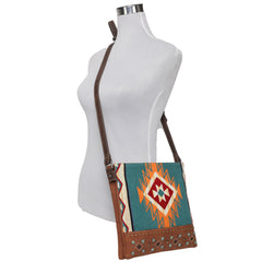 MW1097G-9360 Montana West Aztec Tapestry Concealed Carry Crossbody Bag