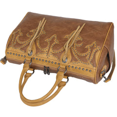 MW1100-5110 Montana West Boot Scroll Collection Weekender Bag