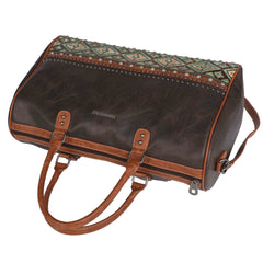 MW1066-5110 Montana West Aztec Tooled Collection Weekender Bag