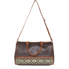 MW1066-5110 Montana West Aztec Tooled Collection Weekender Bag