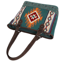 MW1097G-8317 Montana West Aztec Tapestry Concealed Carry Tote