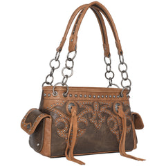 MW1100G-8085 Montana West Boot Scroll Collection Concealed Carry Satchel
