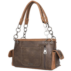MW1100G-8085 Montana West Boot Scroll Collection Concealed Carry Satchel