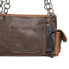 MW1100G-8085 Montana West Boot Scroll Collection Concealed Carry Satchel
