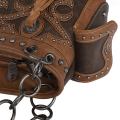 MW1100G-8085 Montana West Boot Scroll Collection Concealed Carry Satchel