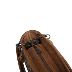MW1100G-8085 Montana West Boot Scroll Collection Concealed Carry Satchel