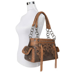 MW1100G-8085 Montana West Boot Scroll Collection Concealed Carry Satchel