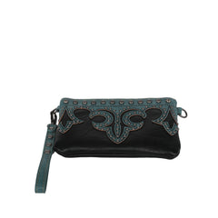 MW1100-181 Montana West Boot Scroll Collection Clutch/Crossbody