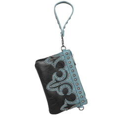 MW1100-181 Montana West Boot Scroll Collection Clutch/Crossbody