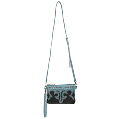 MW1100-181 Montana West Boot Scroll Collection Clutch/Crossbody
