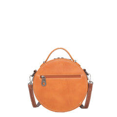 MW1066-118 Montana West Aztec Tooled Collection Crossbody Circle Bag