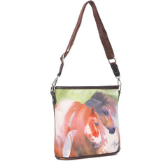 MW1020-8360 Montana West Horse Canvas Collection Crossbody