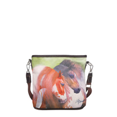 MW1020-8360 Montana West Horse Canvas Collection Crossbody