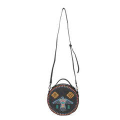 WG36-118 Wrangler Embroidered Collection Circle Bag/Crossbody