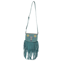 WG36-8360 Wrangler Embroidered Fringe Collection Crossbody