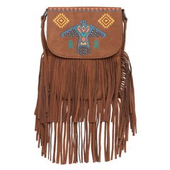 WG36-8360 Wrangler Embroidered Fringe Collection Crossbody
