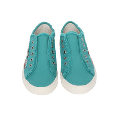 900-S023  Montana West Aztec Embroidered Canvas Shoes - By Case (12 Pairs/Case)