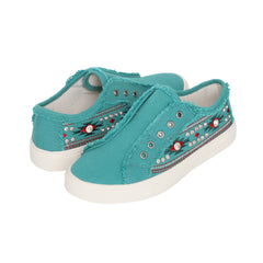 900-S023  Montana West Aztec Embroidered Canvas Shoes - By Case (12 Pairs/Case)