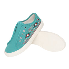 900-S023  Montana West Aztec Embroidered Canvas Shoes - By Case (12 Pairs/Case)