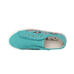 900-S023  Montana West Aztec Embroidered Canvas Shoes - By Case (12 Pairs/Case)