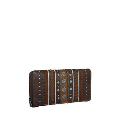 MW1091-W010 Montana West Studs Collection Wallet