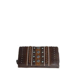 MW1091-W010 Montana West Studs Collection Wallet