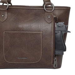 MW1091G-8317 Montana West Whipstitch Collection Concealed Carry Tote